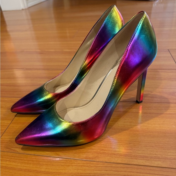 Nine West Tatiana Rainbow Ombre Pointed Toed Pumps - Picture 2 of 5